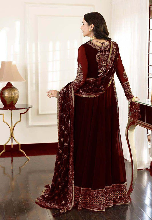 Regal Maroon Elegance